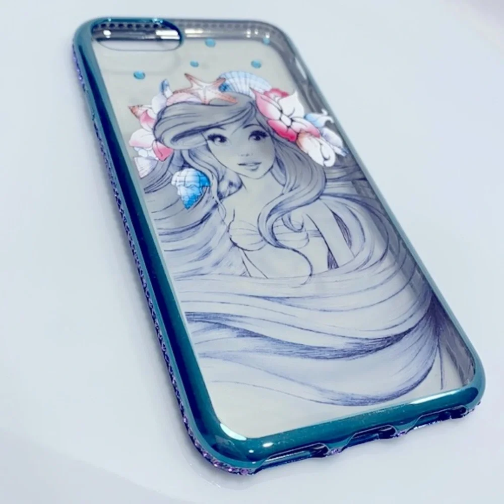 DISNEY D-TECH 'Ariel - Little Mermaid' iPhone 7/6/6S Soft Clear Phone Cover